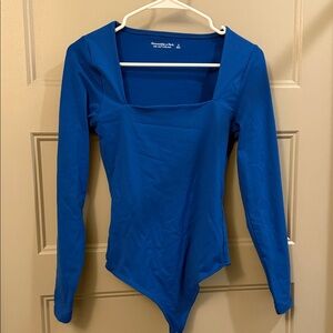 Abercrombie & Fitch Blue Long Sleeve Bodysuit